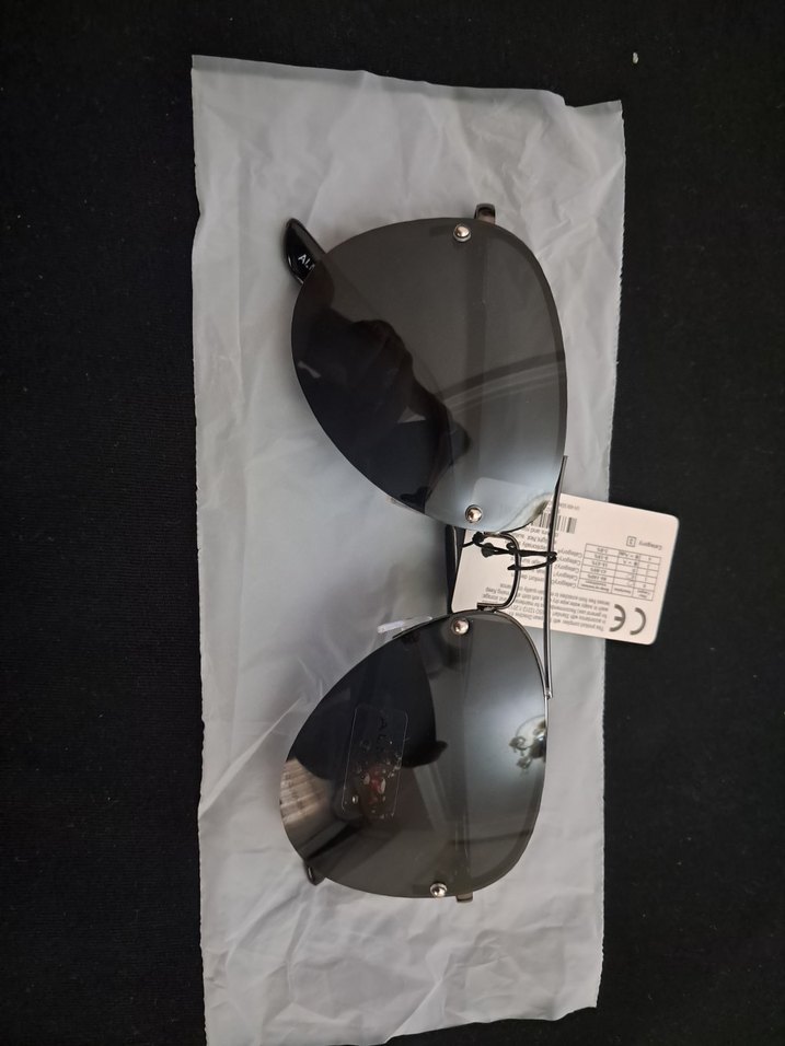 Siyah Kırılmaz cam tasarımlı gözlük - Görsel 3