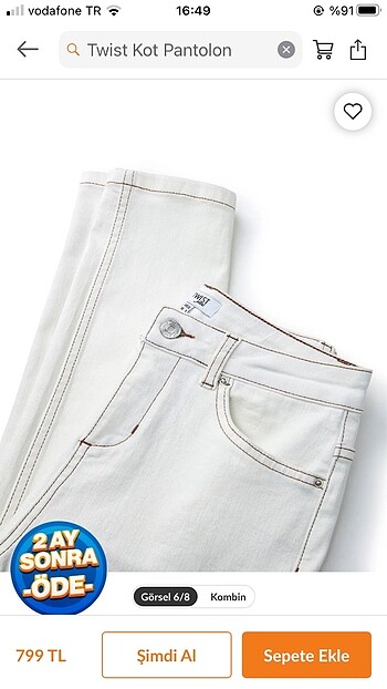 Twist marka pantolon - Görsel 6