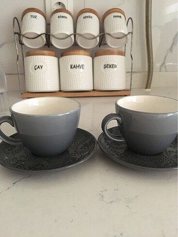 İkili neskafe çay bardağı