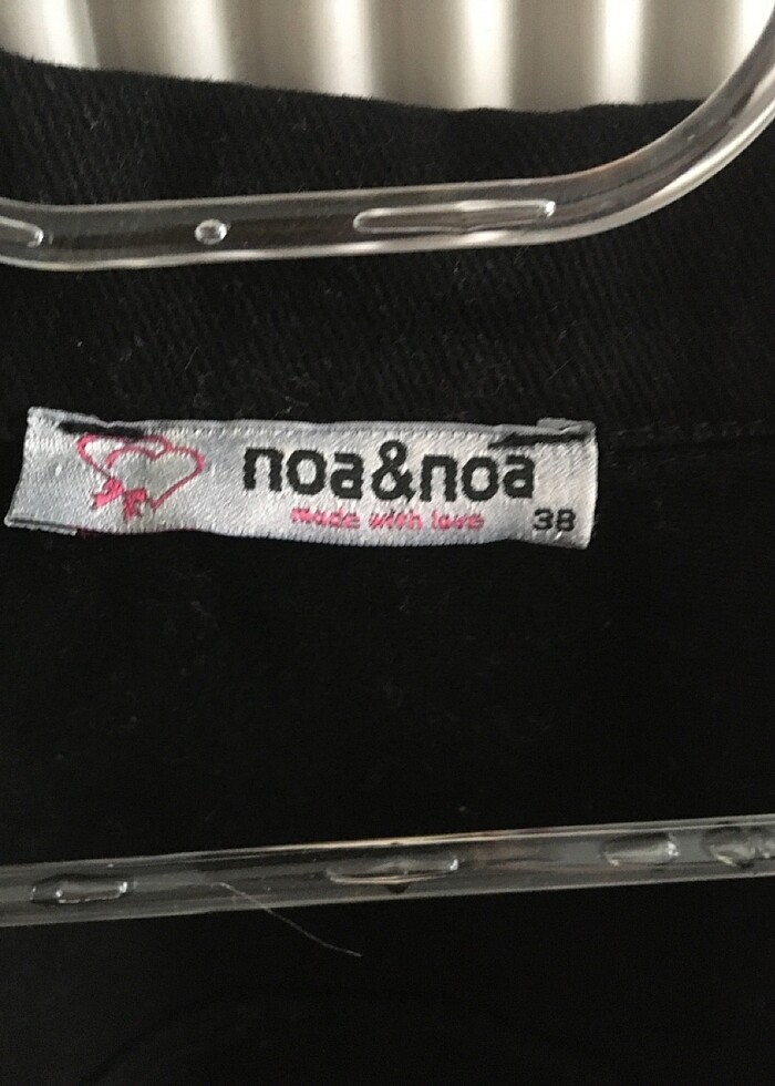 Yırtık Kot ceket s m beden uyumlu - Görsel 3