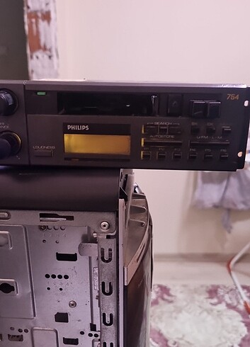 Philips 745 wintage oto teyp radyo