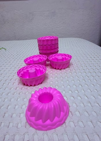 18li Yıkanabilir Mini Silikon Kek Kalıbı - Görsel 2