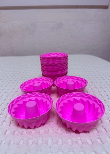 18li Yıkanabilir Mini Silikon Kek Kalıbı - Görsel 3