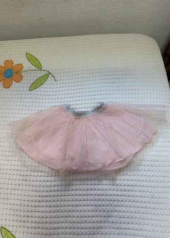 Pembe Kız Bebek Tül Detaylı Etek - Görsel 2