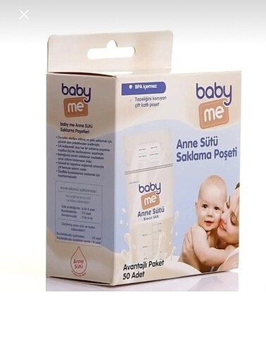 Baby Me Anne Sütü Saklama Poşeti ( 50 Adet ) - Görsel 4