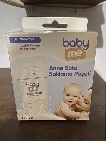 Baby Me Anne Sütü Saklama Poşeti ( 50 Adet ) - Görsel 2