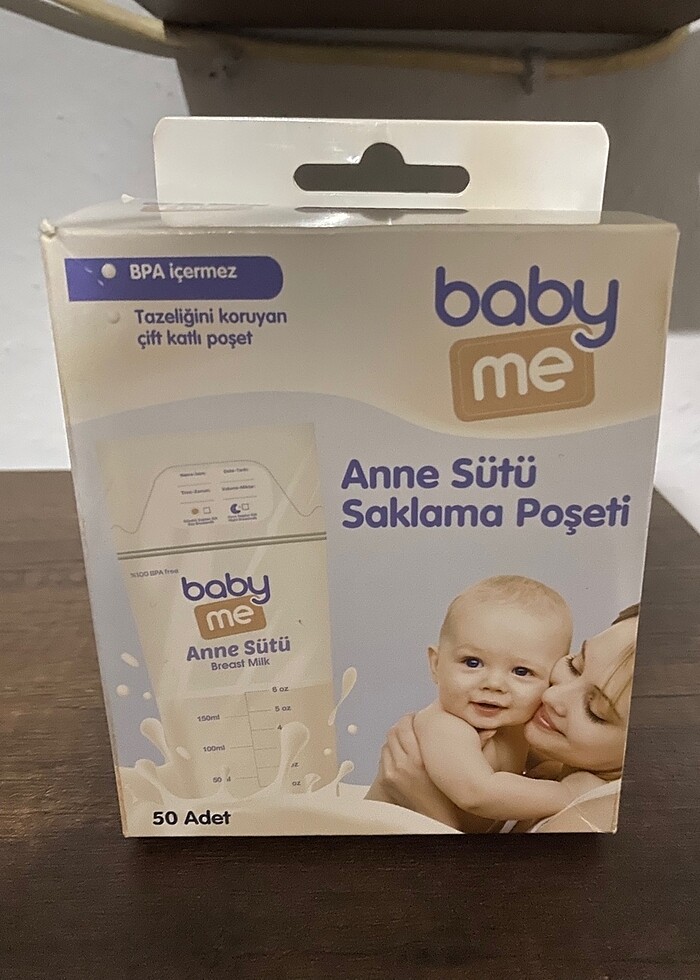 Baby Me Anne Sütü Saklama Poşeti ( 50 Adet ) - Görsel 2