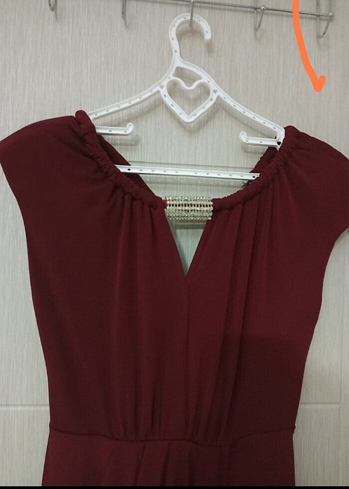 Borda Yaka Detaylı Mezuniyet Elbisesi Abiye - Görsel 3