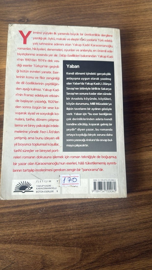 Yaban - Yakup Kadri Karaosmanoğlu - Görsel 2