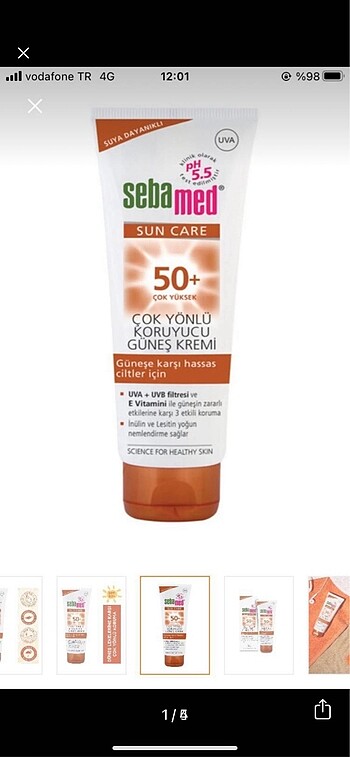 Sebamed güneş kremi
