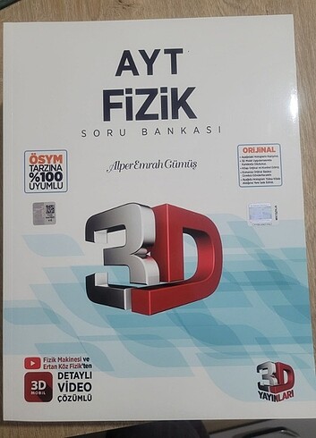 3D AYT FİZİK SORU BANKASI