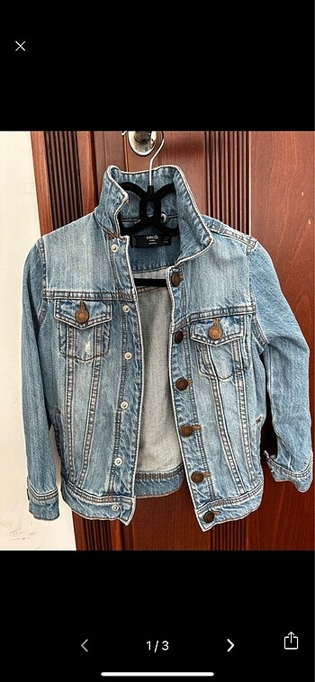 Mango jean ceket 3-4 yaş