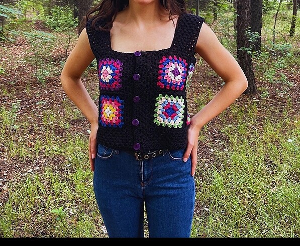 EL ÖRGÜSÜ CROP BLUZ