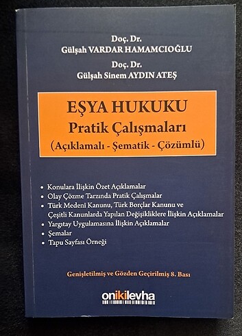 Eşya Hukuku Pratik Çalışmaları