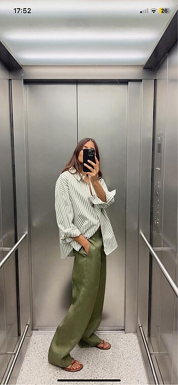 Zara 0 keten pantolon