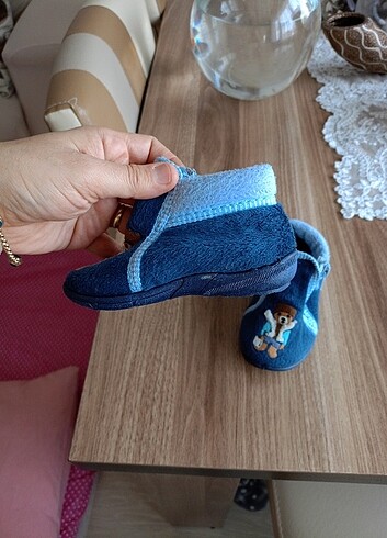 22 Beden lacivert Renk Bebek ev ayakkabısı