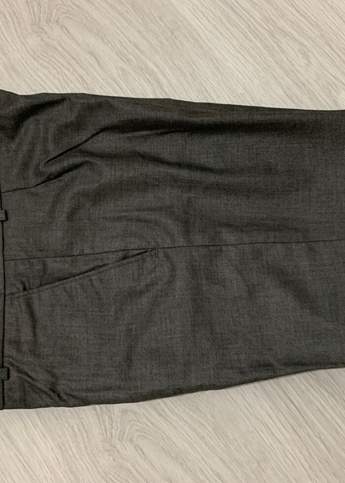 Gri Kumaş Okul Pantolonu - Görsel 2