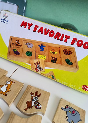 Renkli Ahşap Eşleştirme Eğitici Oyuncak
