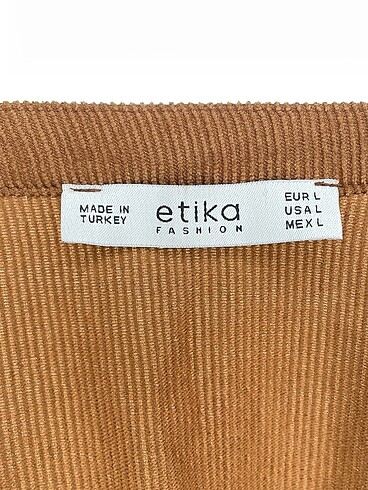 l Beden camel Renk PreLoved Kısa Elbise %70 İndirimli.