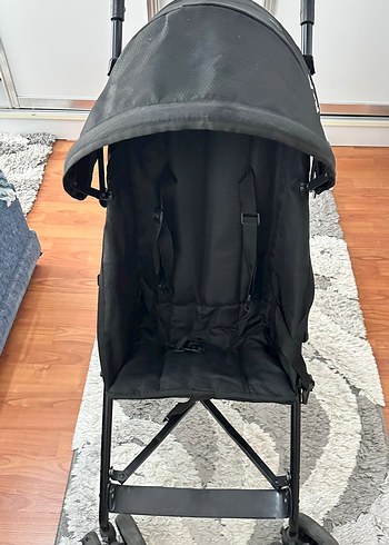 9- 18 kg Beden siyah Renk Kompakt Katlanabilir Siyah Bebek Arabası