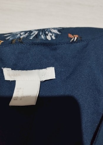 diğer Beden mavi Renk çiçek desenli elbise