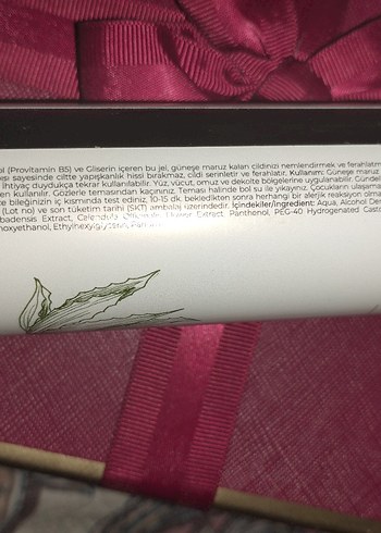 Güneş sonrası Aloe vera - Görsel 2