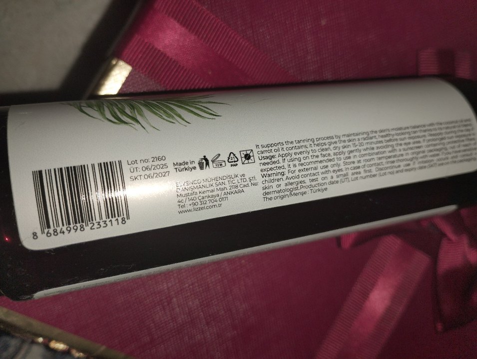 Lizzel Bronzlaştırıcı Yağ 100 ml - Görsel 5