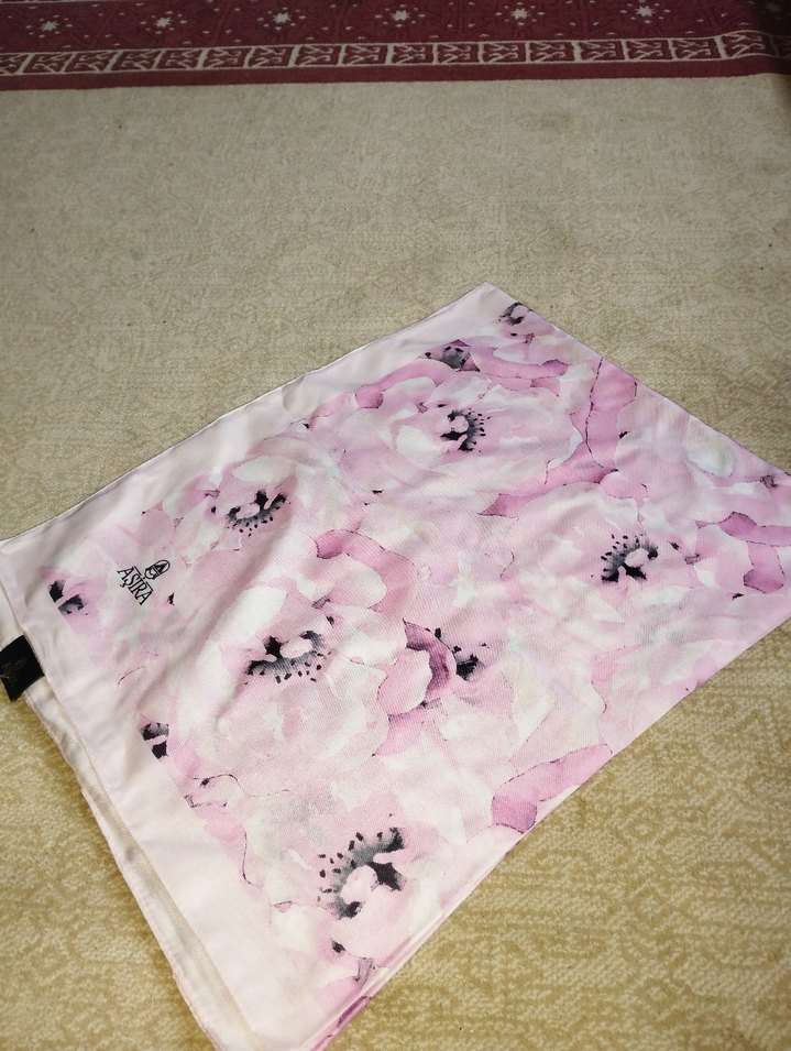 Yeni seZon Pembe Desenli Kadın Şal - Görsel 3