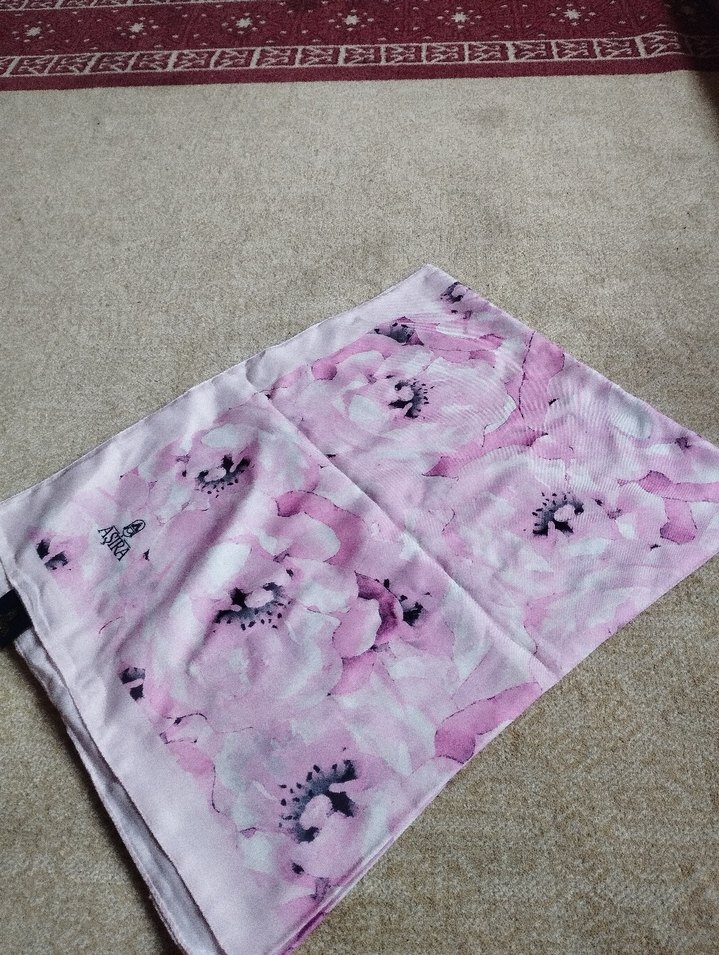 Yeni seZon Pembe Desenli Kadın Şal - Görsel 4