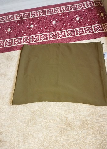 Koyu Haki Kadın şal - Görsel 2