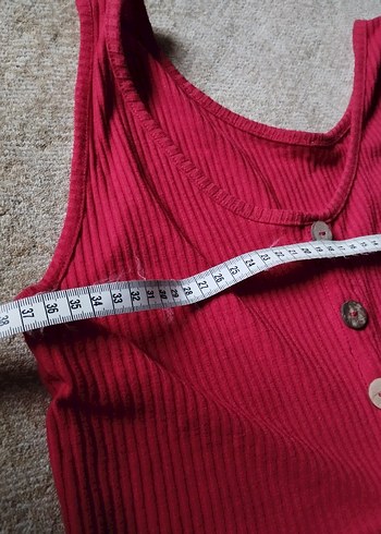 Düğmeli kısa crop - Görsel 4