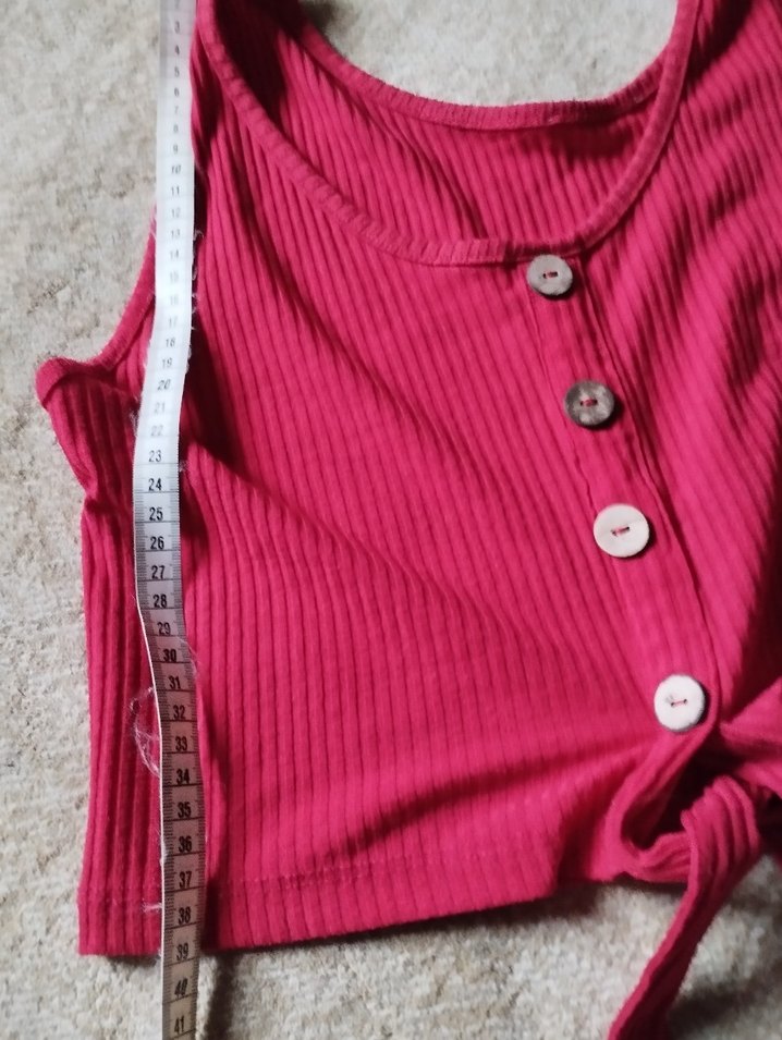 Düğmeli  kısa crop - Görsel 2