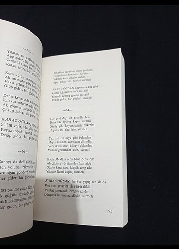 Beden Karaca oğlan şiirleri