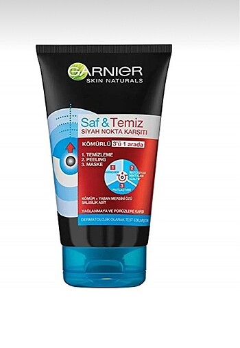 Garnier kömürlü maske