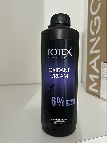Saç açıcı oksidan krem totex morfose