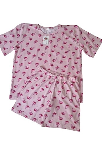 Flamingo Desenli Pijama Takımı
