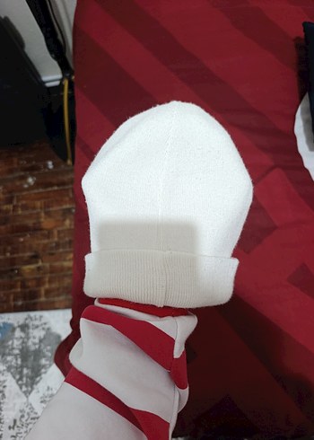 Bordo Örgü Kadın Bere - QUEEN - Görsel 5