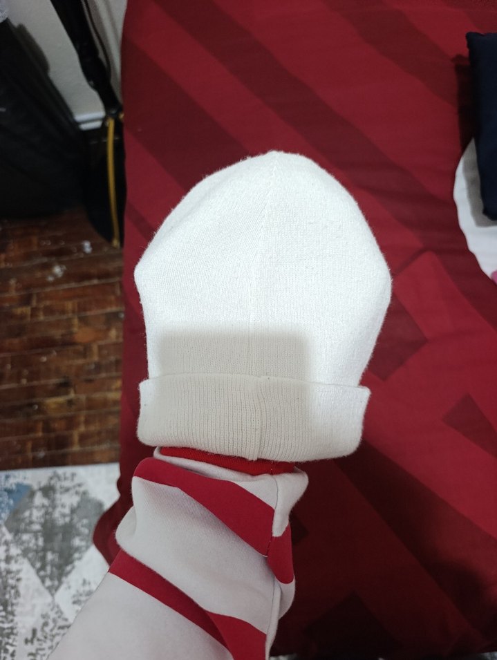 Bordo Örgü Kadın Bere - QUEEN - Görsel 5