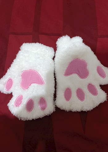 Pembe Kürklü Kadın Eldivenleri - Görsel 3