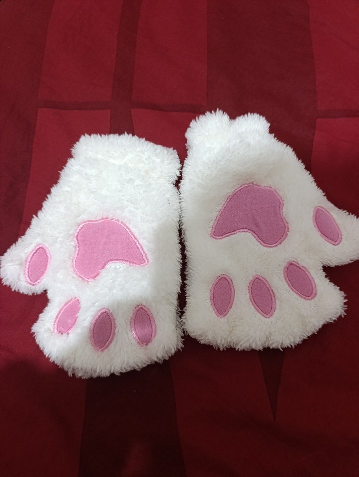 Pembe Kürklü Kadın Eldivenleri - Görsel 3