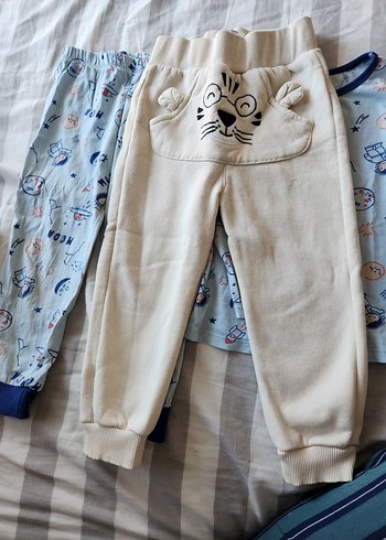 24-36 Ay Beden Uzun Kollu, Düğmeli Erkek cocuk Pijama Takımı