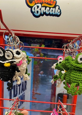 Renkli Örgü Anahtarlık - Görsel 2