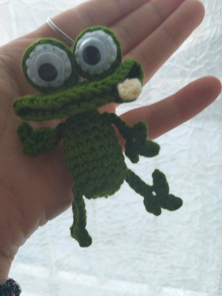 Renkli Örgü Anahtarlık - Görsel 4