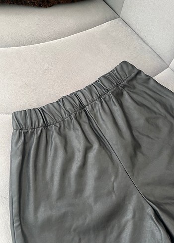 Deri Mini Şort - Görsel 2