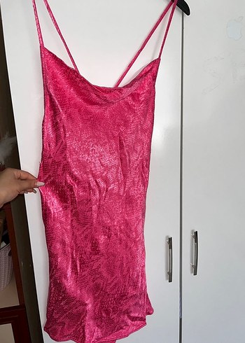 Zara Saten Elbise - Görsel 5