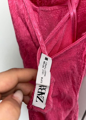 Zara Saten Elbise - Görsel 8