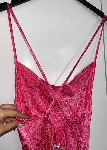 Zara Saten Elbise - Görsel 6