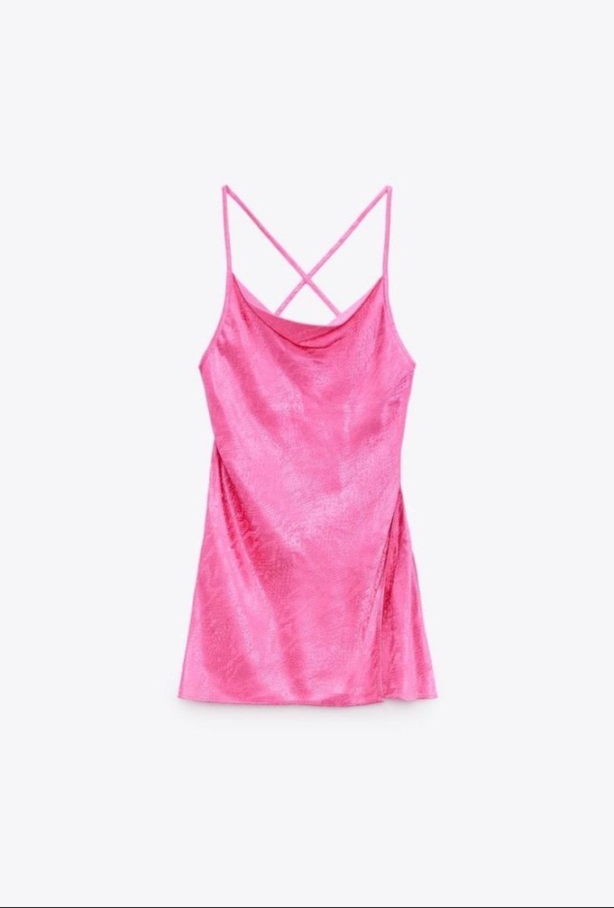 Zara Saten Elbise - Görsel 3