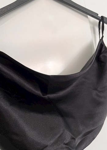 Siyah Saten Büstiyer - Görsel 4
