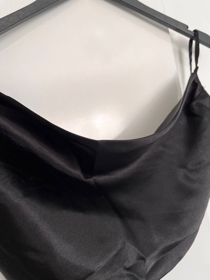 Siyah Saten Büstiyer - Görsel 4